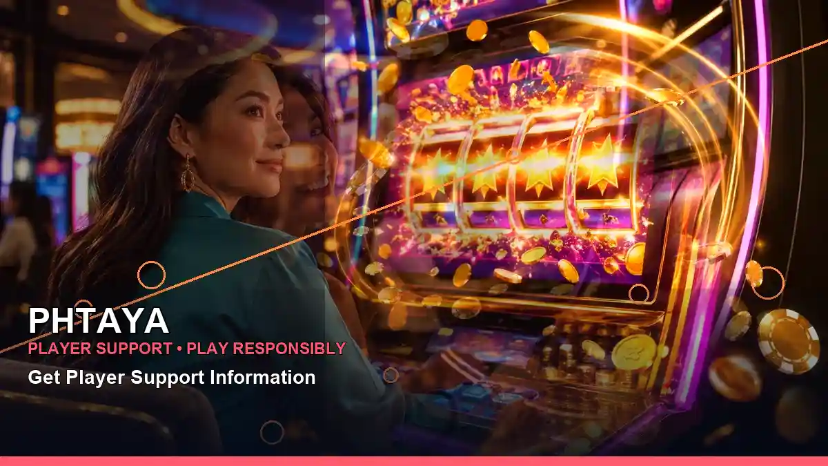 PHTAYA casino cashback rewards presented with an adult Philippine casino host in a left-diagonal composition