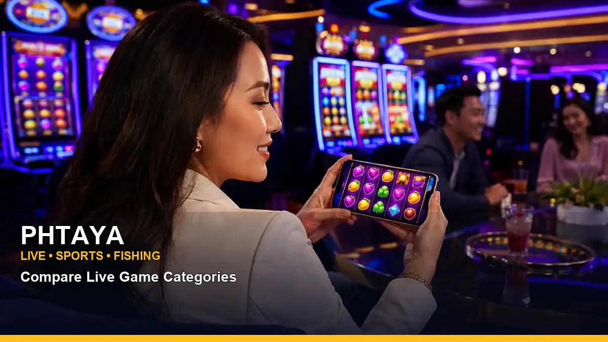PHTAYA mobile casino gaming scene highlighting convenient play on smartphone devices