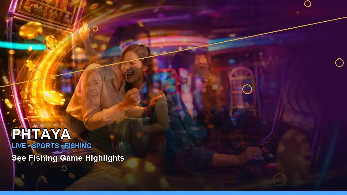 Panoramic PHTAYA live casino lounge showing reel games, VIP reward visuals, and a Philippine player-focused experience